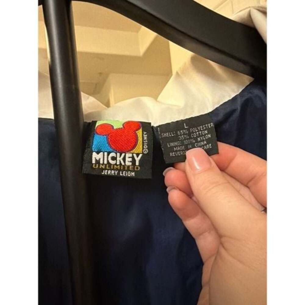 Vintage Mickey Unlimited Jerry Leigh Colorblock Nautical Windbreaker Jacket L - Picture 8 of 10